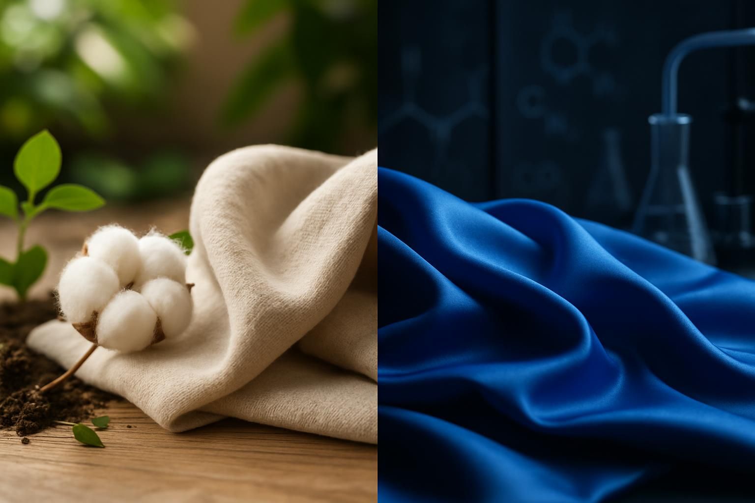 découvrez les différences entre le coton bio et le polyester en termes d'impact environnemental et de performances pour choisir la meilleure option écologique et fonctionnelle.
